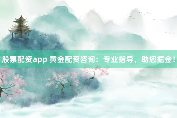 股票配资app 黄金配资咨询：专业指导，助您掘金！