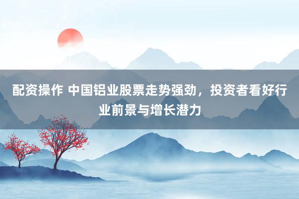 配资操作 中国铝业股票走势强劲，投资者看好行业前景与增长潜力